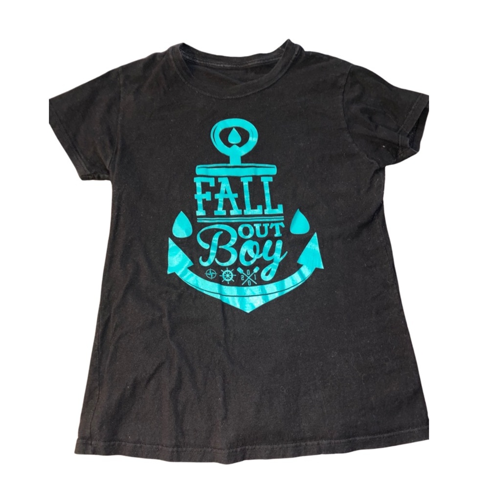 Fall Out Boy Concert Tee: Women’s Baby Doll Shirt: New Found Glory: Warped Tour